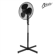 Nero Pedestal Fan 40cm Electric Black
