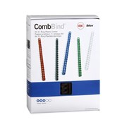 Fellowes 53485 Plastic Combs 25mm Black Box 50