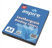 Leathergrain Binding Covers A4 300gsm Black Pack 100RLG350A4100BL