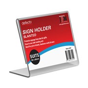Deflecto 46301 Business Card Holder Slanted