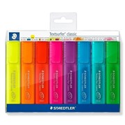 Staedtler 364 P WP8 Textsurfer Classic Highlighters Rainbow Assorted Wallet 8