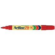 Artline 70 Permanent Marker Bullet 15mm Red