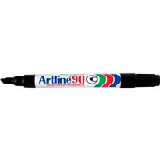 Artline 90 Permanent Marker Chisel 25mm Black