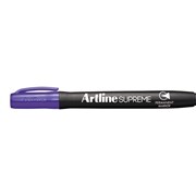 Artline Supreme Permanent Marker Bullet 10mm Purple Box 12