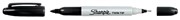 Sharpie 32001 Twin Tip Permanent Marker Black