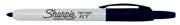 Sharpie 36701 Retractable Permanent Marker Bullet 10mm Black D 32721