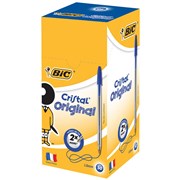 Bic 10202 Cristal Ballpoint Pen Medium 10mm Blue Box 50