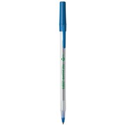 BIC Ecolutions Round Stic Ballpoint Pen Medium Blue Box 5018987