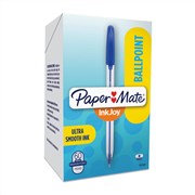 PaperMate 2014534 Inkjoy 50ST Ballpoint Pen Medium 10mm Blue Box 60