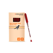 Bibbulmun Ballpoint Pen Medium Red Pack of 50935800903B