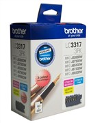 Brother LC3317CMY Ink Cartridges 3 Pack