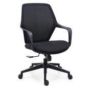 Ella Mesh Back Chair Black