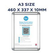 Visionchart A3 Snap Frame