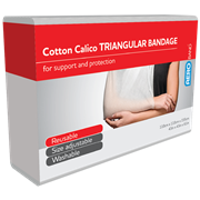 Aero Band Cotton Calico Triangular Bandage 110 x 110 x 155cm ABC10