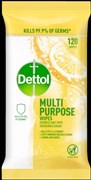 Dettol Multipurpose Textured Surface Wipes Lemon Lime Burst Crisp Apple Pack 110150