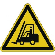 Durable 173404 Sign Safety Marking Caution Forklifts Yellow