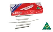 Arnos No3 Paper Fasteners Metal Box 50 F202