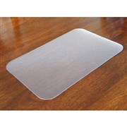 Floortex PVC Desk Pad AntiMicrobial 510mm x 910mm Clear