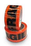 Paramount Fragile Tape BlackOrange 48mm x 66m
