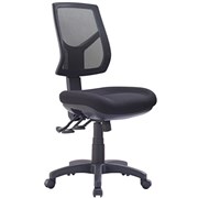 Express Hino High Mesh Back Typist Chair Adjustable Back Heavy Duty Mechanism Black Fabric