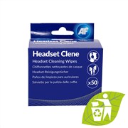 AF AHSC050 Headset Cleaning Wipes  Headset Clene Pack 50