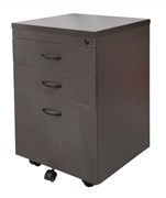 Pedestal Mobile 3 Drawer 1 x File  2 x Box Drawers Lockable Ironstone