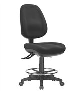 Express P350HDMB High Back Drafting Chair Black