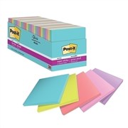 PostIt Notes 65424SSMIA 76 x 76mm Super Sticky Cabinet Pack Supernova Neon Bx24