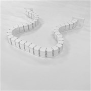 Boost Plus Flexi Cable Snake 1200mm L x 45mm W x 30mm D White