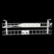 Cable Basket Dual Tier 1250Mm Quad Auto Switched Power Module 1 X Gpo Clip 2 X Data Tile  1 X 2M Interconnecting Lead