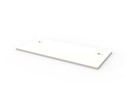 Desk Top 1500mm W x 700mm D Inc Cable Holes Natural White