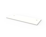 Desk Top Only 1800mm W x 750mm D Inc Cable Holes Natural White