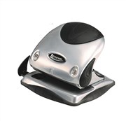 Rexel 2100752 P240 Premium 2 Hole Punch 40 Sheet SilverBlack
