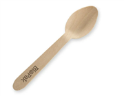 Biopak Disposable Wooden Teaspoons 160mm CTN1000