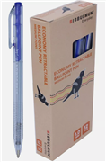 Bibbulmun Retractable Ballpoint Economy Pen Medium Blue Pack of 12 9025615