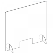Serving Sneeze Screen Guard Acrylic Single