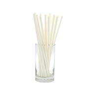 Earth Essentials 3456277 Paper Straws Regular 6mm White Box 5000
