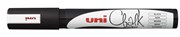 Uni PWE5M Dry Chalk Marker Bullet 25mm Black