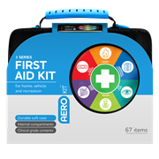 AEROKIT 3 Series First Aid Kit Softpack Black AKR3KS