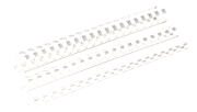 Fellowes  53470 Plastic Combs 16mm White 145 Sheet Capacity Box 100
