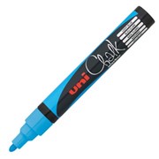 Uni PWE5MLB Liquid Chalk Markers 25mm Bullet Tip Light Blue