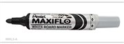 Pentel Maxiflo MWL5A Pump It Whiteboard Marker Bullet Black Box 12