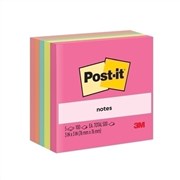 Post It Notes 6545AN 76 x 76mm Poptimistic Assorted Pack 5