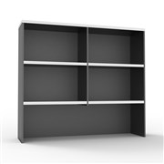 Hutch Overhead 1500mm W x 315mm D x 1070mm H White Ironstone