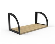 Infinity Screen Hung Shelf Natural Oak 600mm W x 270mm D x 250mm H