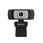Verbatim 1080P Full HD Webcam Black Silver